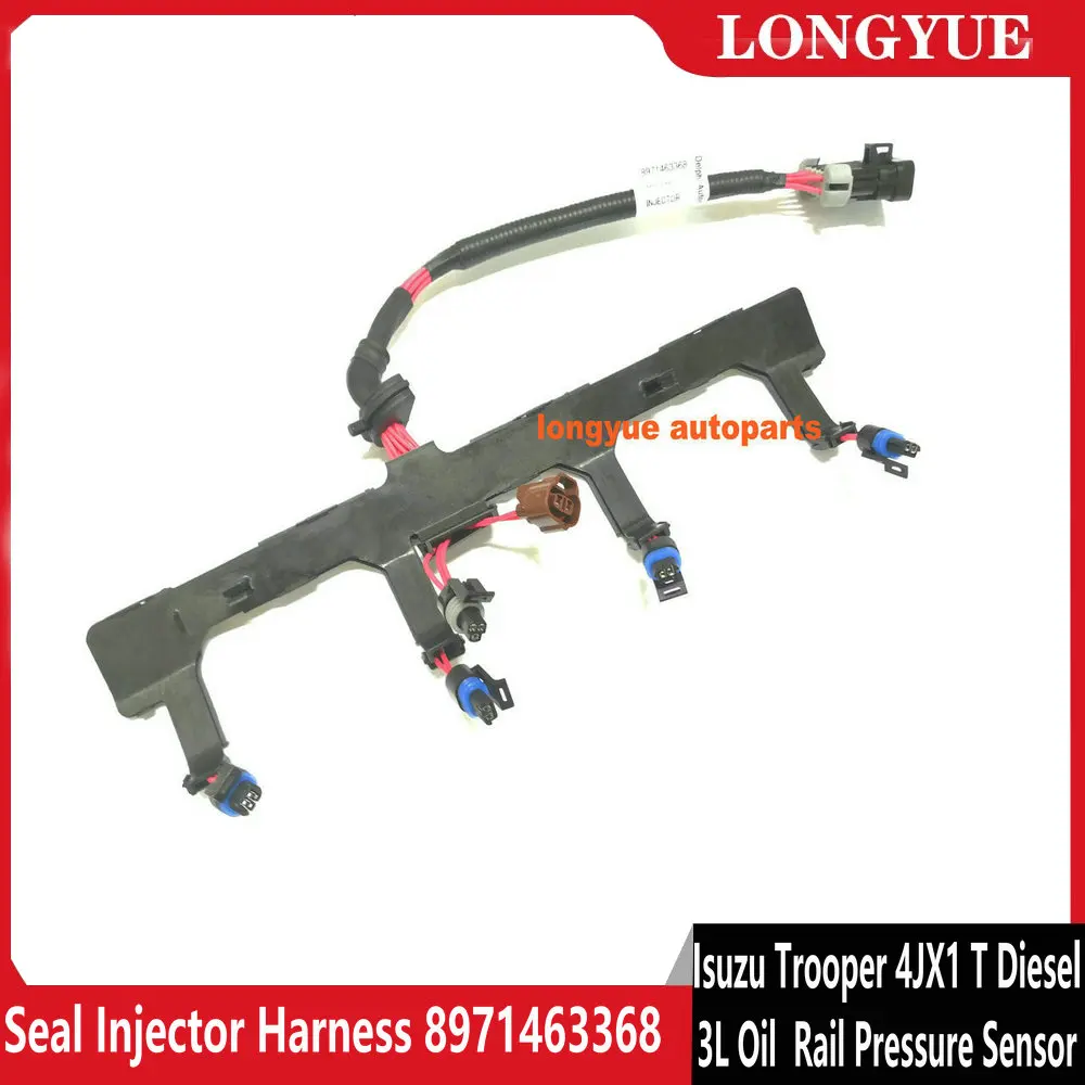 Longyue Isuzu Trooper 4JX1 T Diesel 3L Oil Rail Pressure Sensor Seal Injector Harness 8971463368