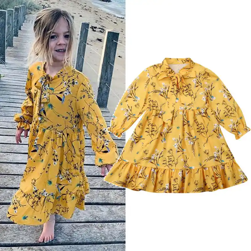 toddler floral maxi dress