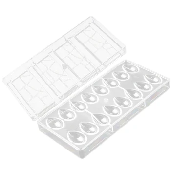 

Lotus Shape PC Polycarbonate Chocolate Mold & Candy Bar Chocolate Mold Stock Cake Decorating Tool Transparent