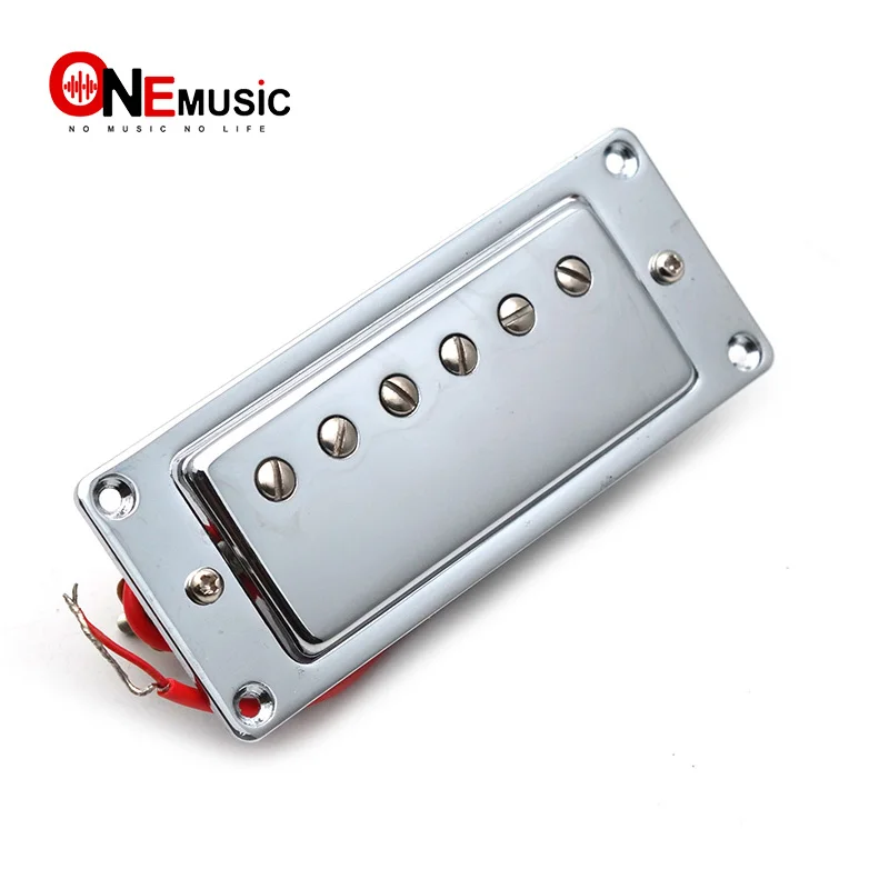 Мини 68*29 мм 6 отверстий электрическая гитара Humbucker Пикап для LP гитары хром|Детали и