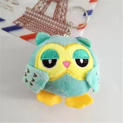 Kawaii 10CM Cute OWL Plush Toys Stuffed Animal KeyChain Dolls Squeeze Toys For Kids Gifts