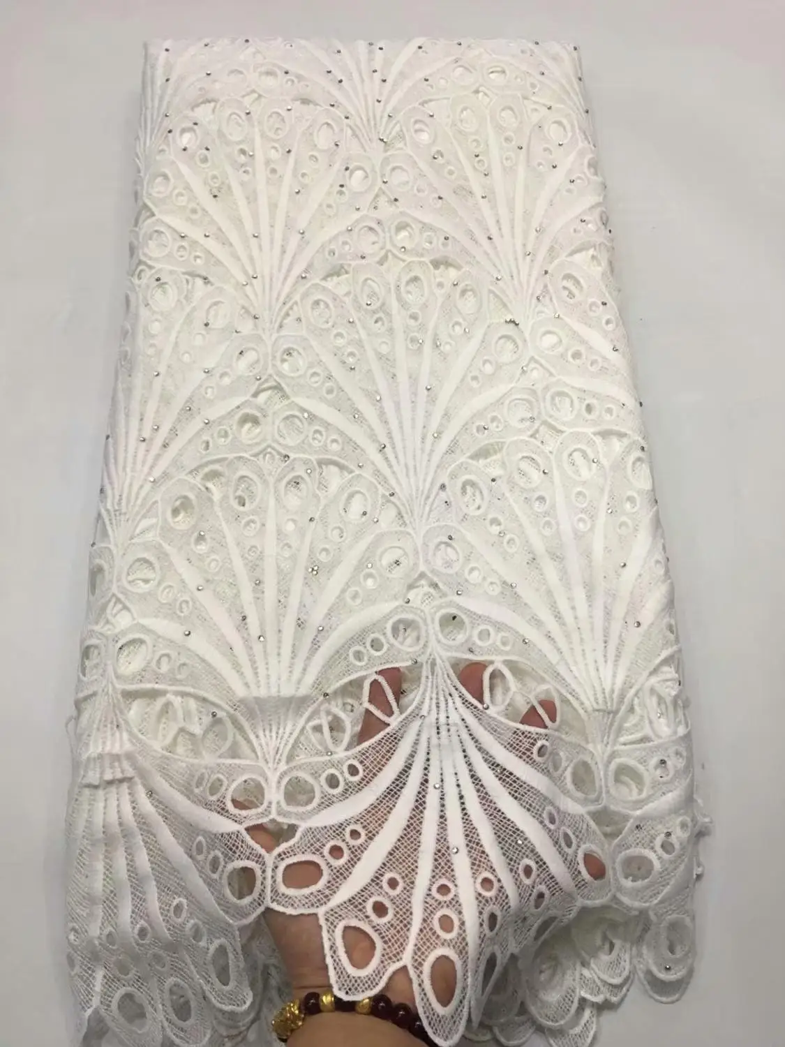 Шнур кружева для нигерийских вечерние африканские кружевные ткани белые нигерийские кружевные ткани гипюр кружевная ткань dentelle 5 ярдов/лот