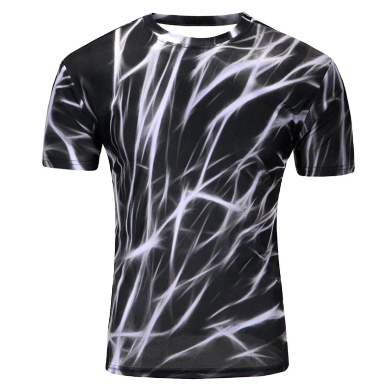 

D34 printed tshirt for man black white stripe printed tshirt for male billi eilish warcraft juve heron preston stranger things