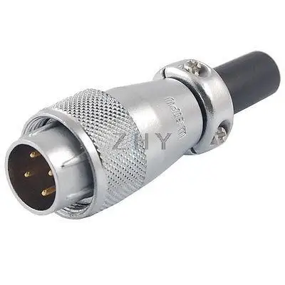 

WS16-4 Straight Male 4 Pins Aviation Cable Plug Circular Connector