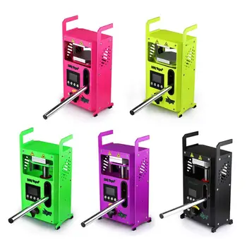 

Newest Hand-Hydraulic KP-4 Rosin Press Machine 4Tons Power Dual Pressing Heat Plates TC Wax Concentrate Oil Pre Extracting Tool