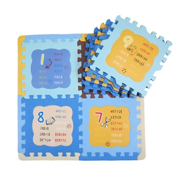

Play Mat Multiplication Table Interlocking Tiles Kids Puzzles PE Floor Mats For Children Baby Play Gym Crawling Mats 30*30*1.3cm