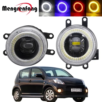 

2in1 Car LED Fog Light Assembly Angel Eye Daytime Running Lamp DRL 30W 8000LM 12V For Daihatsu Materia Coo Subaru Dex 2005-2016