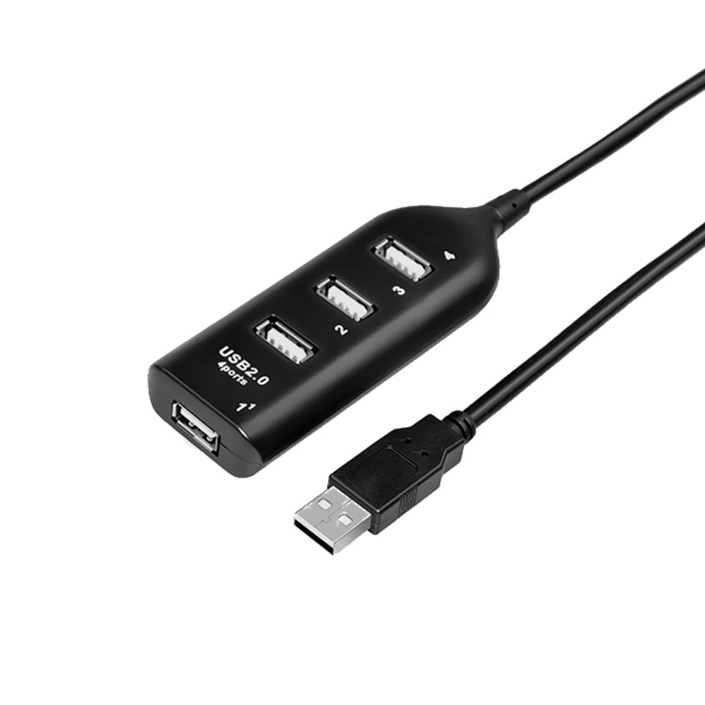 2019 Vendita Calda Usb 2.0 Ad Alta Velocità 4 Port Splitter Adapter Hub Per Il Computer Portatile Del Pc Notebook Per Finestre Vista Xp 2000 98 Fe06