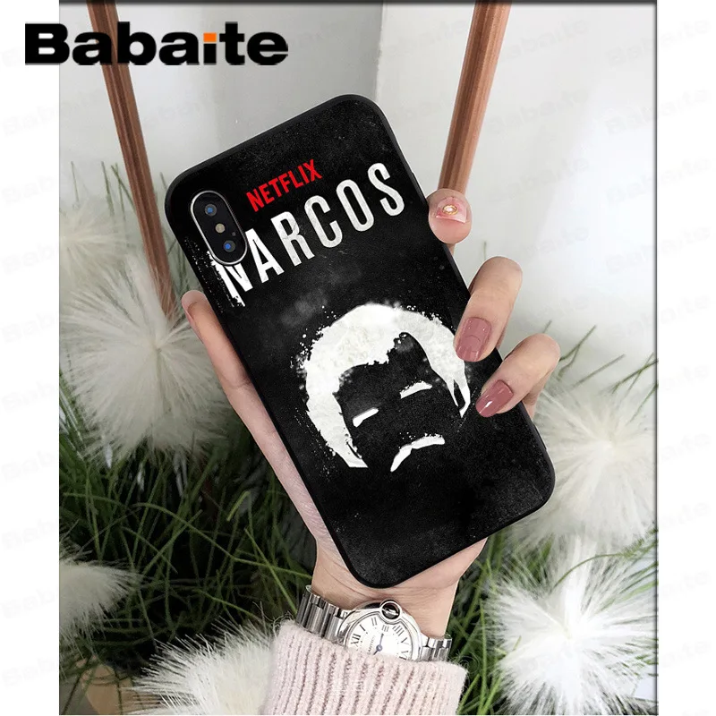 A3 Narcos ТВ серия Пабло Эскобар узор ТПУ Мягкие аксессуары сотовый Чехол для телефона для iPhone 7 8 6 6S Plus 5 5S SE XR X XS MAX - Цвет: A3
