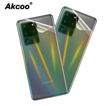 

Akcoo S20 Ultra Rainbow Gradient Back Film anti Scratch for Samsung Galaxy Note 8 9 10 S8 9 10 20 Plus Back protector no bubbles