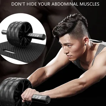 

Abdominal Exercise Abs Wheel Fitness Home Sport Training Equipment Unise Abdominal Power Wheel AbS Roller Gym Roller Trainer