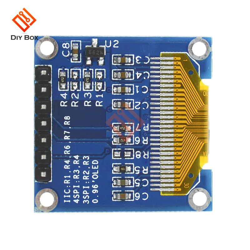 0,96 дюймовый igc IIC SPI 128x64 OLED дисплей STM32 CSR SSD1306 12864 плата с ЖК-экраном GND VCC SCL SDA 7Pin DC 3-5V для Arduino