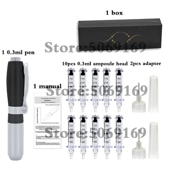 

0.3ml lips Hyaluronic Acid Pen Massage Atomizer gun Kit for Reduce Wrinkles Plump Lips Hyaluron Gun Atomizer Hyaluronic Pen