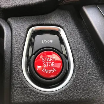 

1pcs Car Engine Start Stop Button For BMW Switch One Button Start Ignition Switch Button Car-styling Interior Switch Accessories