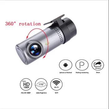 

1080P HD Concealed Car Camera USB Mini DVR Dash Cam Recorder W/ WiFi G-sensor Supports Up To 32g TF Card
