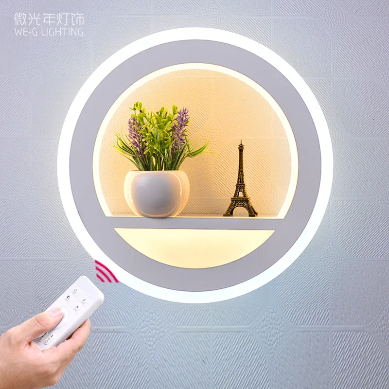 

Modern Minimalist Wall Lamp Creative LED Living Room Library Bedroom Bedside Lamp Corridor Hallway Cool round Lights Decoration