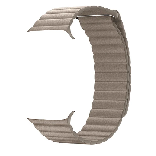 Ремешок для apple watch 42 мм 38 мм 44 мм 40 мм correa iwatch 5 4 3 2 кожаный магнитный браслет с петлей аксессуары для apple watch 5 - Цвет ремешка: Stone