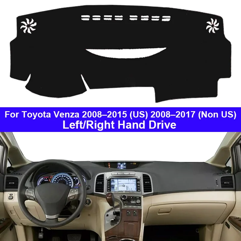 Car-Dashboard-Cover-Dash-Mat-Carpet-Rug-For-For-Toyota-Venza-2008-2015-US-2008-2017