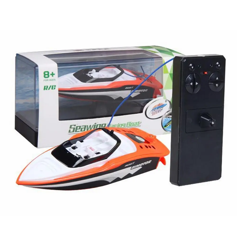 Радиоуправляемая гоночная лодка 2,4 V 4 CH Rc лодки Пластиковые Электрические дистанционное управление Скорость Мини лодка детская игрушка 3392 м
