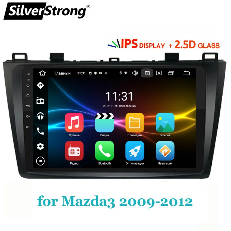 SilverStrong 4G модем Android 10,0 автомобильный DVD для Mazda 3 Axela 4G SIM Автомобильный мультимедийный Mazda 3 Bluetooth 4,0 wifi опция TPMS