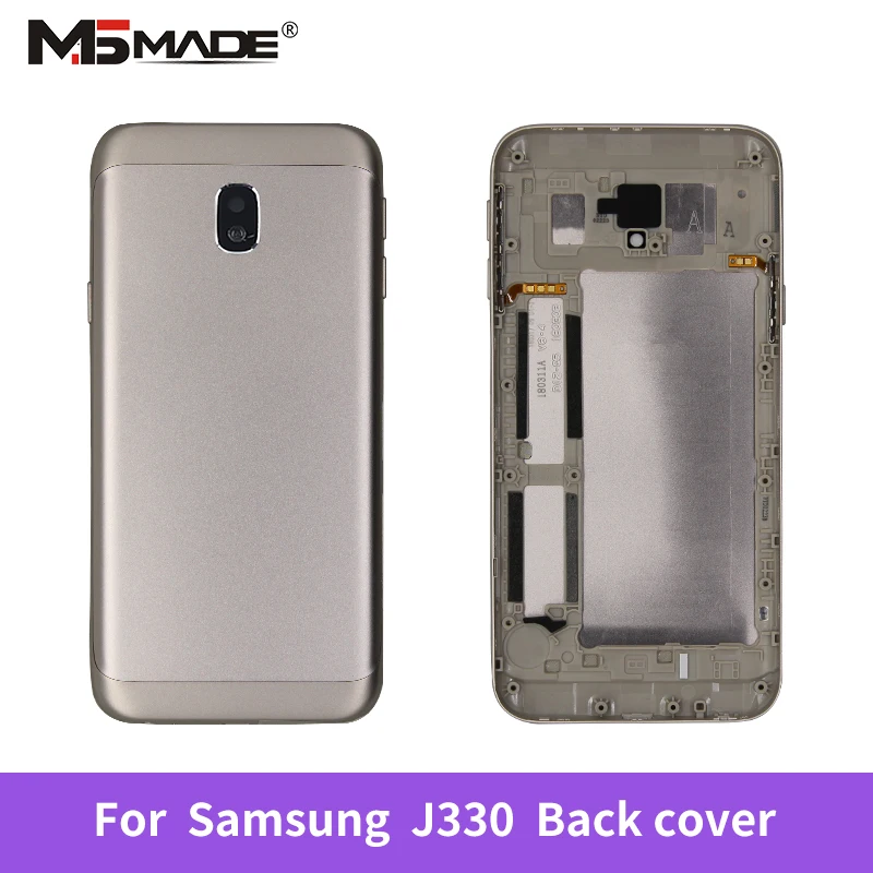 Для samsung galaxy j3 2017 j330 J330F крышка батареи задняя корпус чехол для J330 корпуса Запасные