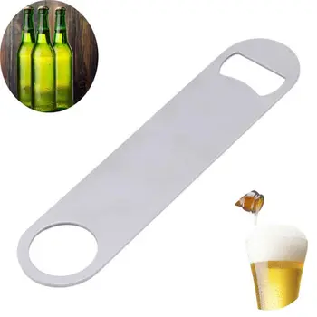 

Multipurpose Stainless Steel Bottle Opener Bar Beer tool Bar Blade Openers Large Flat Speed Bottle Cap Remover