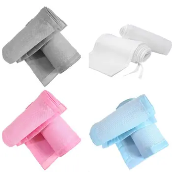 

4 Sided Baby Breathable Mesh Crib Liner Infant Cot Bumper Mesh Children Bumper Crib Liner Baby Cot Sets Bed Around Protector