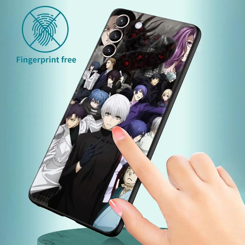Smartphone Case For Samsung Galaxy S20 FE S21 Ultra S9 S10 Plus Lite S10e Back Cover Funda Bag Anime Manga tokyo ghouls