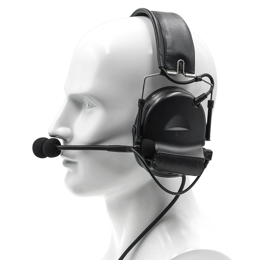 

Electronic Tactics Comtac II Headset Military Airsoft Hunting Headphones Noise Reduction Pickup Hearing Protection Earphone