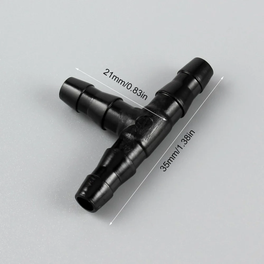 50pcs Agricultural Garden Irrigation 1/4 Barb Drip Tee Connector Garden Watering Supplies Fittings Agriculture Irrigation Pipe