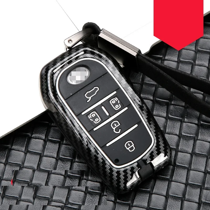 Карбоновый сплав+ силиконовый корпус умного ключа для Toyota alphard/vellfire Grandmaster Previa(15-19) чехол для ключей