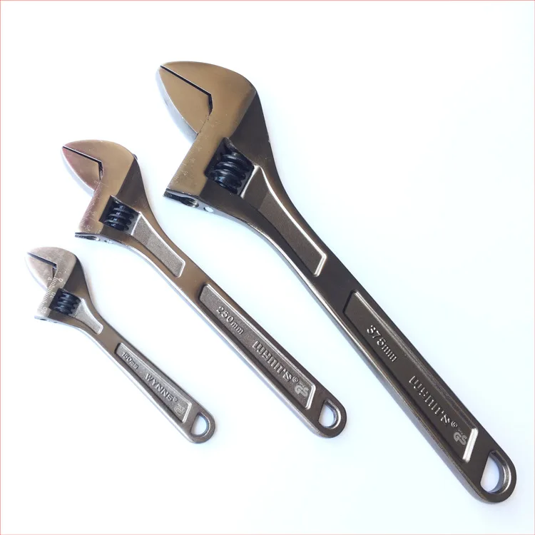 

Wynns Brand 6-Inch 8-Inch 10-Inch 12-Inch 15-Inch German Monkey Wrench Pipe Wrench WNS150E