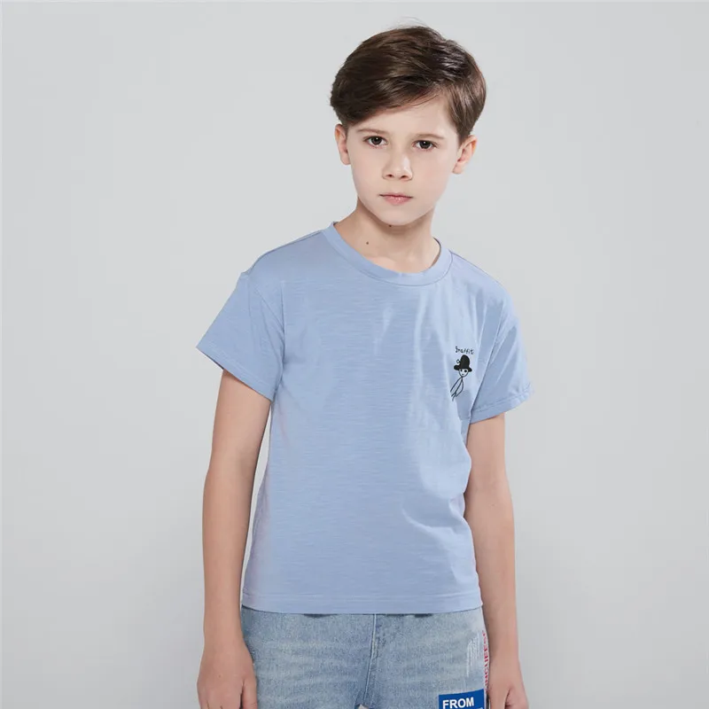 

2019 Summer New Style Childrenswear CHILDREN'S Short-sleeved Clothes Direct Selling Cartoon Lettered Figure Fashion-Style Printe