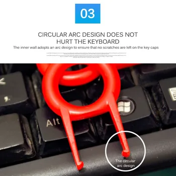 

Durable Mechanical Keyboard Keycap Puller Remover For Keyboards Key Cap Fixing Tool