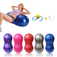 90cm Pilates Yoga Ball Sports Gym Peanut Fitness Ball PVC Anti Burst Gym Balance Fitball Home