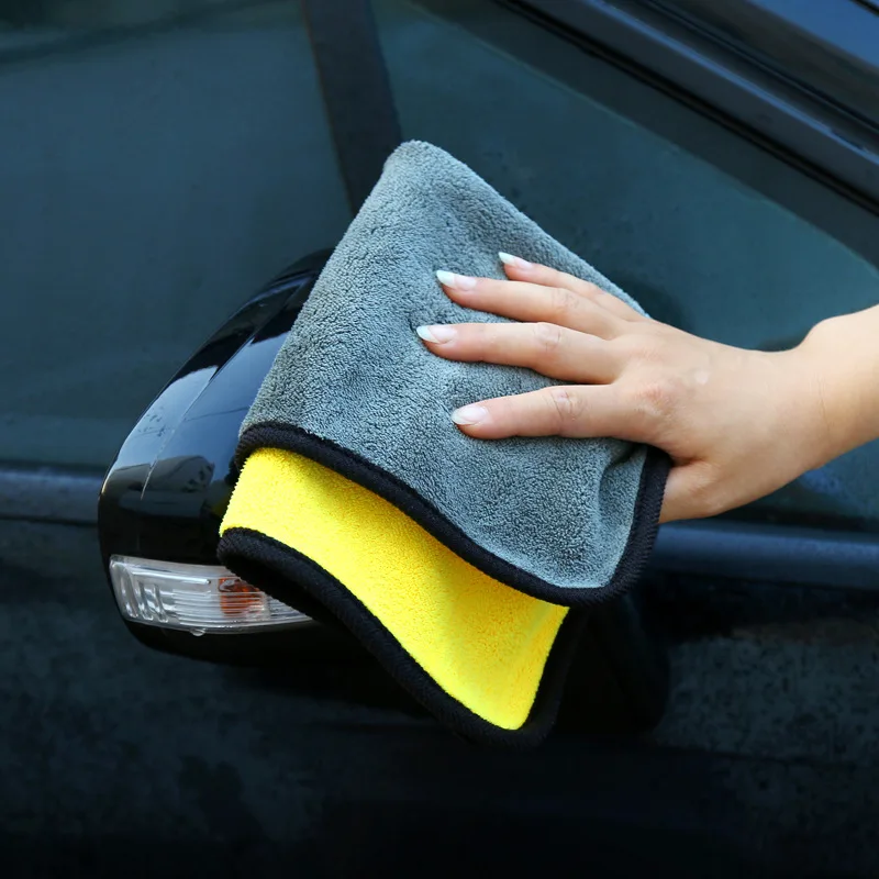 

Microfiber Towel Coral Fleece Thickened Super Soft Strong Absorbent Double-sided Multifunctional Cars Household Cleaning Towel