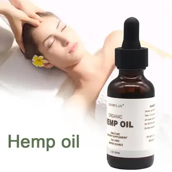 

100% Nature Organic HEMP Oil Body Massage Essential Oil Sleep Aid Anti Stress Hemp Extract Relax bady pain Oil skin care