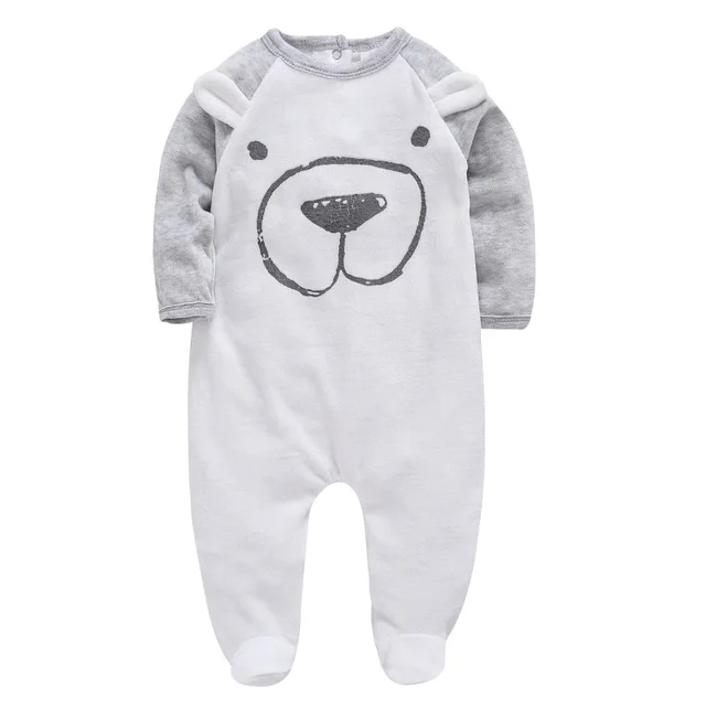 Honeyzone Vetement Bebe Fille Toddler Full Sleeve Romper Warm Baby Girl Outfit Newborn Overalls Animal Cartoon Jumpsuit Rompers Aliexpress