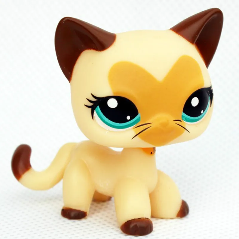 3573 Лпс стоячки кошки собаки игрушки Lps кошка старый pet shop игрушка маленькая короткая шерсть котенок Гималайский котенок husky собака Спаниель колли great dane редкая коллекция фигурок - Цвет: 3573