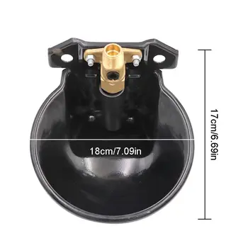 

Stainless Steel Goat Sheep Automatic Waterer Bowl Cattle Drinker Cup Dispenser R7RC