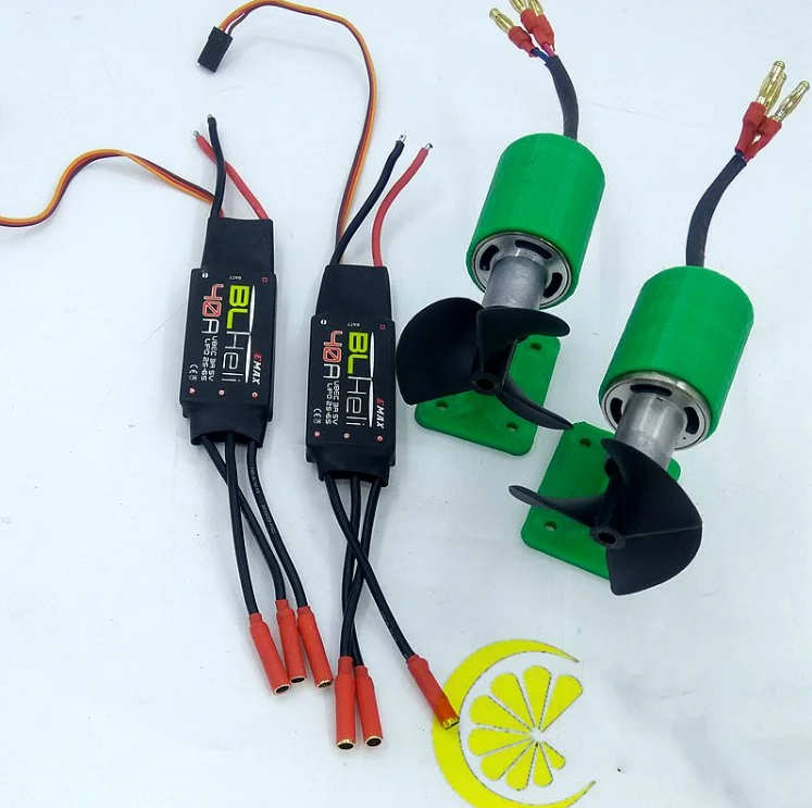 24V ship model propeller, model underwater propeller, belt motor, high-thrust bowing boat, net boat