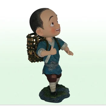 

10CM Action figure Models Jiang Liuer PVC Chinese myths Sun Wukong Journey to the West Anime Version Kid Toy Gift collection