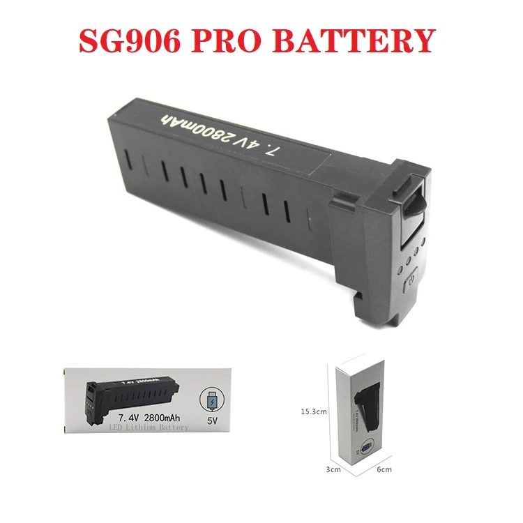 Original battery for SG906 PRO GPS RC drone 7.4V 2800MAH Lipo accessories broomless 5G Wifi PFV Drones SG906PRO | Игрушки и хобби