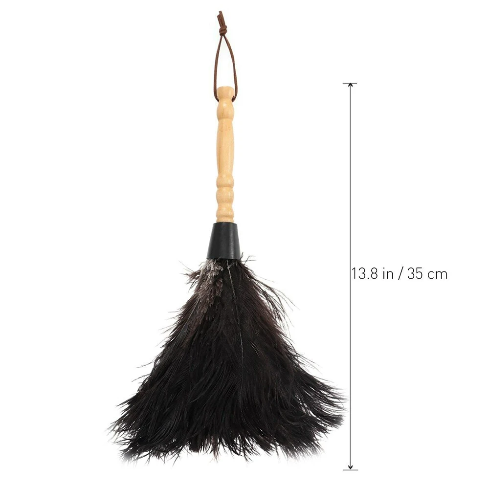 Ostrich Duster Feather Dusters with Long Plastic Handle Cleaning Brush Tool Cleaning Duster Household Cleaning Tool