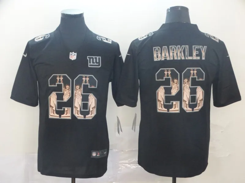 MEN Нью-Йорк мужская футболка Saquon Barkley Giants - Цвет: MEN
