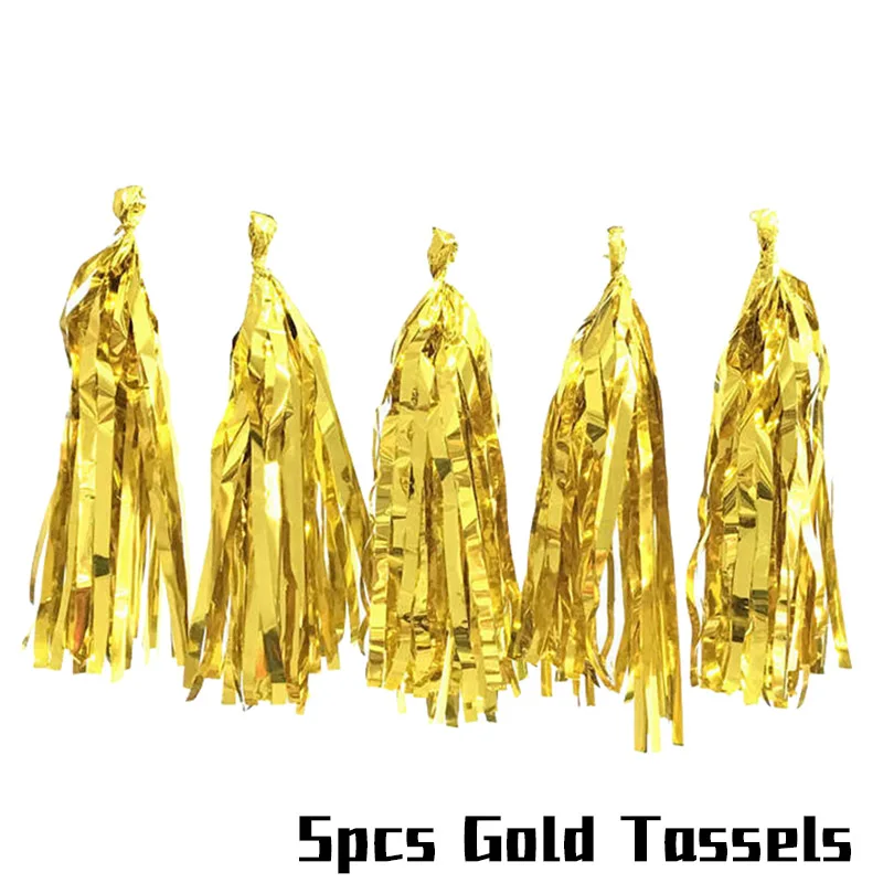 5pcs Tassels Joy-Enlife рождественские украшения для дома новогодние вечерние украшения черный баннер фоторамка реквизит Navidad Nordica - Цвет: 5pcs Tassels
