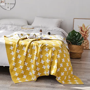

Knitting Blanket Cross Pattern 4 Color Soft Skin-friendly Warm Throw Blanket Sofa Cover Bedspread Home Decor Gift Drop Shipping