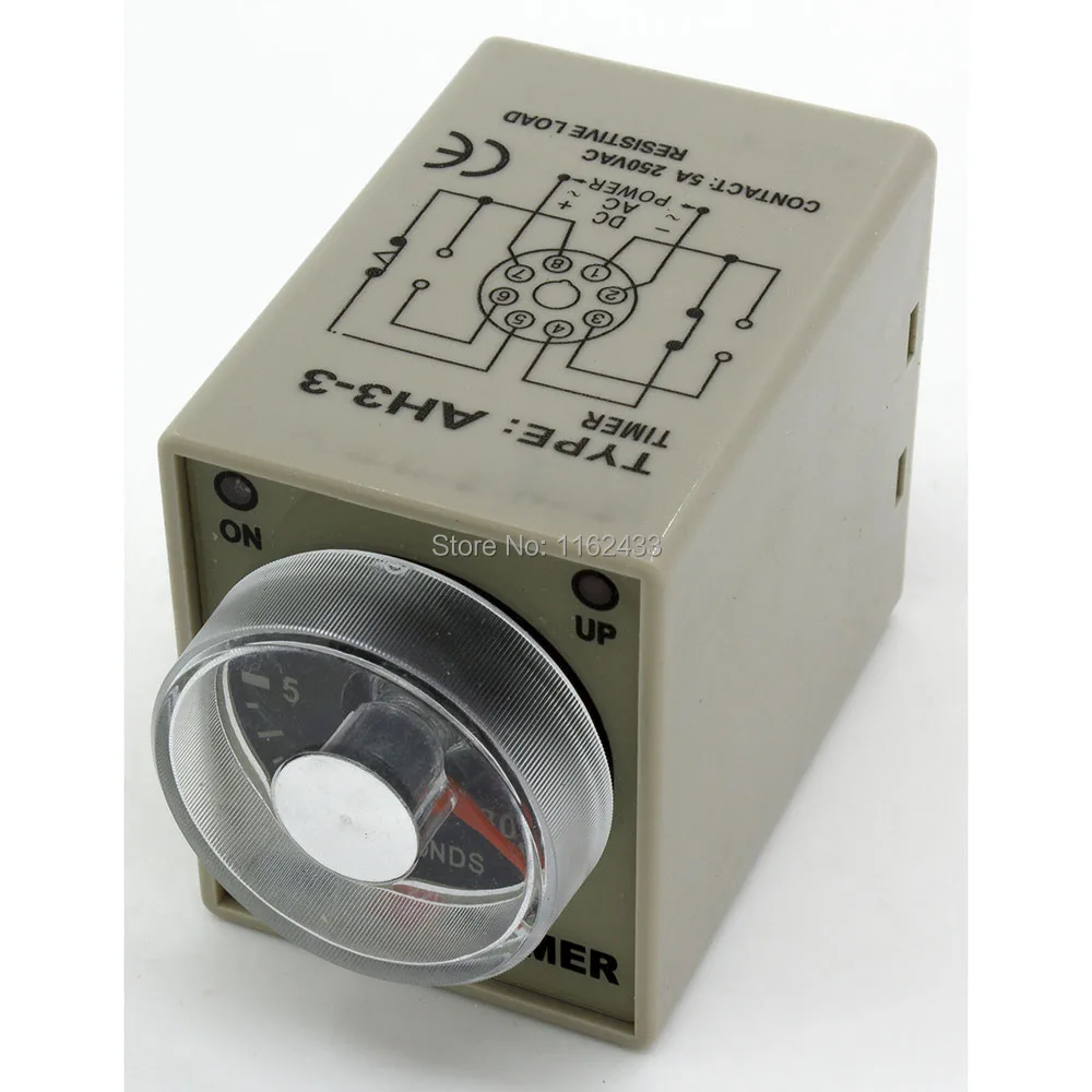 AH3-3 AC 220V 30s On-delay SPDT с мгновенным реле времени контакта серии AH3 В переменного тока |