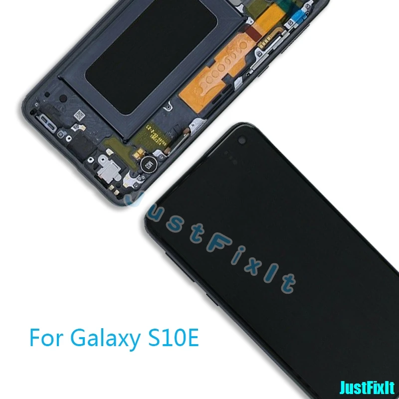 Для SAMSUNG Galaxy S10E S10 G9730 дисплей S10+ Plus G9750 кодирующий преобразователь сенсорного экрана в сборе ЖК-дисплей