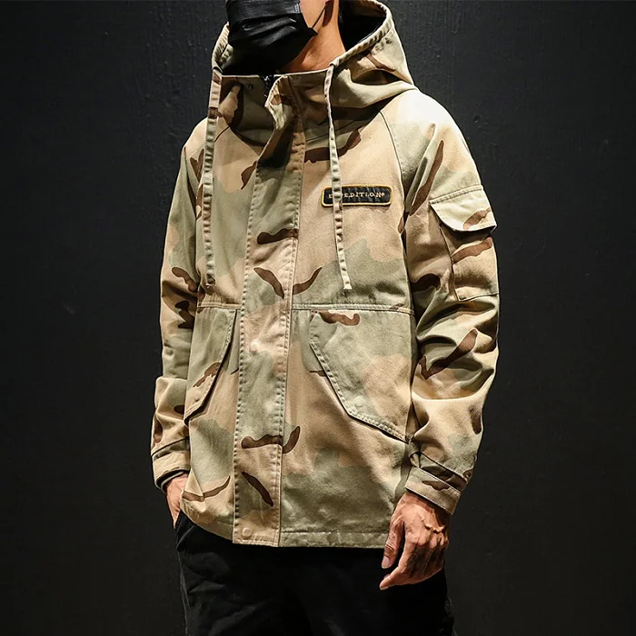 Военная камуфляжная куртка мужская армейская тактическая одежда Мультикам мужские ветровки модные Chaquet Safari Hoode куртки камуфляжные - Цвет: 1